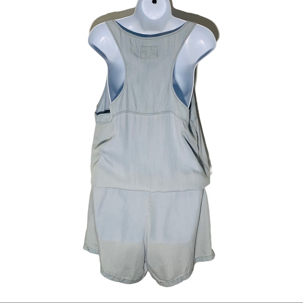 Rails Lightwash Chambray Lily Romper - image 5